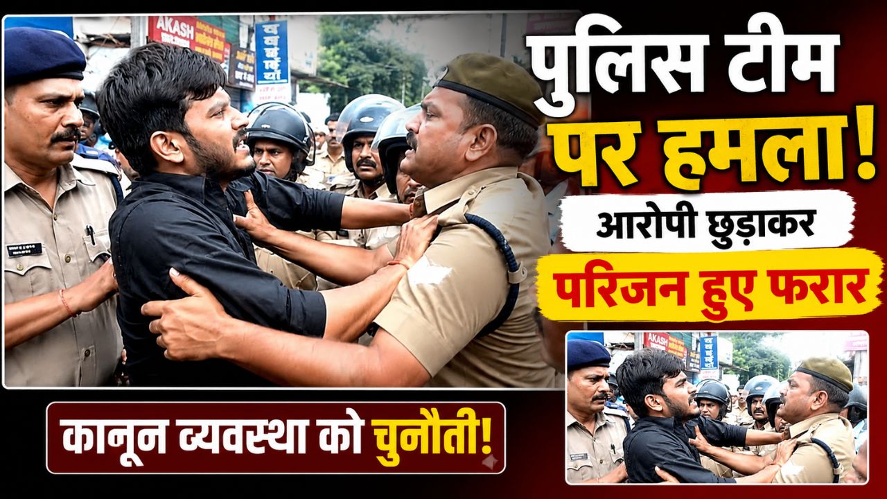 लक्सर के टांडा महतोली गांव में पुलिस कार्रवाई के दौरान हंगामे की घटना