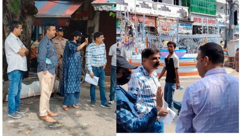 कुंभ 2027 की तैयारियों को लेकर हरिद्वार में निरीक्षण करतीं मेलाधिकारी सोनिका