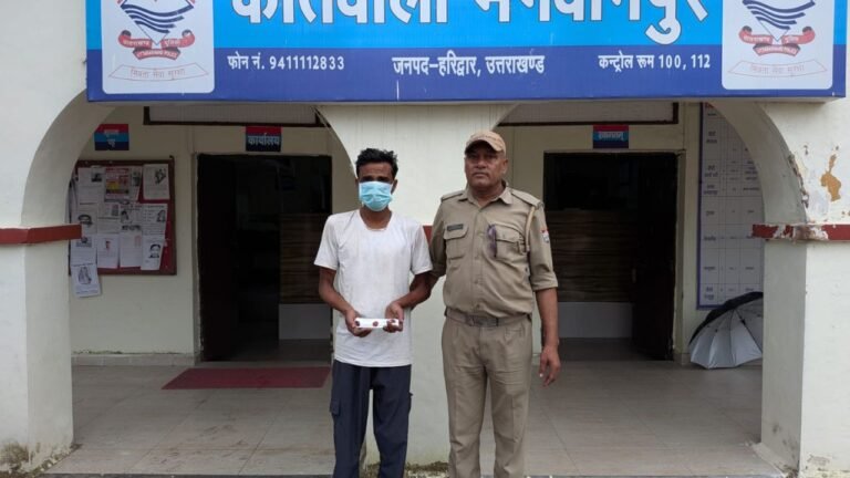 हरिद्वार के भगवानपुर में ऑपरेशन प्रहार के तहत पुलिस कार्रवाई और अवैध चाकू बरामदगी