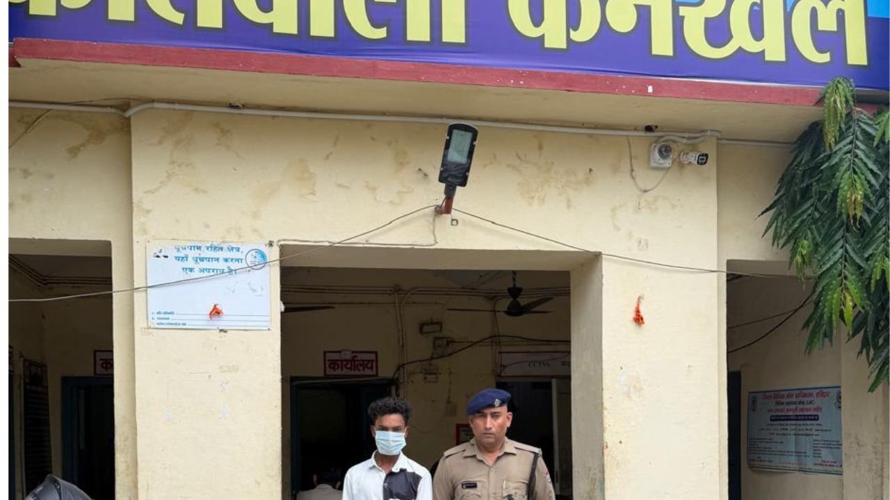 कनखल पुलिस की कार्रवाई में बरामद 28 पव्वे देशी शराब