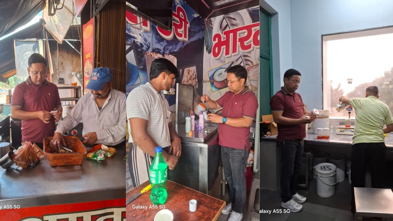 हरिद्वार में खाद्य सुरक्षा विभाग की टीम द्वारा ढाबे, रेस्टोरेंट और डेयरी का निरीक्षण